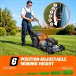 SENIX LSSG-H2 22-Inch Self Propelled Gas Lawn Mower with 163 cc 4-Cycle Engine - Image 4