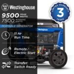Westinghouse WGen7500c 9500 Peak Watt Portable Generator - Image 2