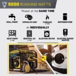 Champion 11,500/9,200-Watt Tri-Fuel Home Backup Portable Generator - Image 4