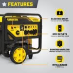 Champion Power Equipment 12,000-Watt Electric Start Dual Fuel Home Backup Portable Generator with CO Shield - Image 3