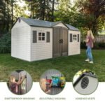Lifetime 15′ x 8′ Outdoor Storage Shed - Image 5
