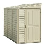 DuraMax Building Products 4-ft x 8-ft Sidemate Off-white Lean-to Vinyl Storage Shed