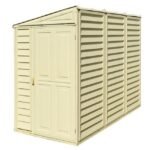 DuraMax Building Products 4-ft x 8-ft Sidemate Off-white Lean-to Vinyl Storage Shed - Image 9