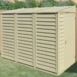 DuraMax Building Products 4-ft x 8-ft Sidemate Off-white Lean-to Vinyl Storage Shed - Image 7