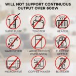 Westinghouse iGen600s Portable Power Station 600W 592Wh New - Image 6