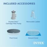 Intex 15′ x 48′ Metal Frame Above Ground Pool Set - Image 4