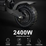 M YUME SCOOTER Hawk Dual Motor Electric Scooters for Adults 2400W 43MPH 43Miles Long Rang E-Scooter - Image 9