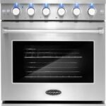 Cosmo 30 in. 4.5 Cu. Ft. Gas Range with 5 Sealed Burners, Convection Oven,