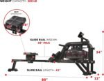 Sunny Health and Fitness Obsidian Surge Water Rowing Machine - Image 4