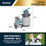 Bestway APX 365 16ft x 48 inches Round Above Ground Pool Set - Image 4