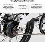 Lectric XP Lite Long-Range eBike Electric Commuter Bike - Image 3