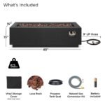 Real Flame Lanesboro Propane or Natural Gas Fire Pit Table - Image 6