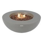 Orren Ellis Lunar Bowl / Roca Outdoor Concrete Fire Pit
