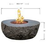 Elementi Boulder Outdoor Fire Pit Table - Image 7