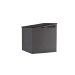 Suncast Modernist 7 ft. x 7 ft. Resin Vertical Pent Storage Shed with Floor Kit - Image 3