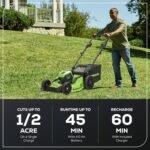 Greenworks 80V 21″ Cordless Self-Propelled Lawn Mower - Image 5