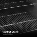 Char-Griller Texas Trio 3-Burner Dual Fuel Grill with Smoker - Image 2