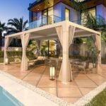 EROMMY 12’x24′ Outdoor Louvered Pergola Gazebo - Image 2