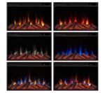 Real Flame Marshall 49″ Slim Electric Fireplace - Image 5