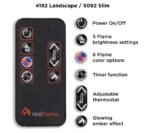 Real Flame Marshall 49″ Slim Electric Fireplace - Image 6