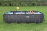 Bestway APX 365 18′ x 9′ x 52″ Rectangular Above Ground Swimming Pool - Image 7