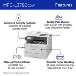 Brother MFC-L3780CDW Wireless Laser Color Printer - Image 2