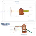 Backyard Discovery Atlantis Wooden Swing Set - Image 6