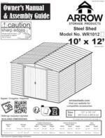 Arrow WR1012 Woodridge EG Steel Storage Shed, 10 by 12-Feet - Image 10