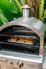 Summerset ‘The Oven’ Outdoor Freestanding Large Capacity Gas Oven with Pizza Stone, Smoker Box and Mobile Cart, 304 Stainless Steel Construction, Natural Gas - Image 9