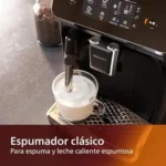 Philips 1200 Series Fully Automatic Espresso Machine, Classic Milk Frother, 2 Coffee Varieties, Intuitive Touch Display, 100% Ceramic Grinder, AquaClean Filter, Aroma Seal, Black (EP1220/04) - Image 3