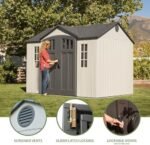 Lifetime 60243 10 x 8 Ft. Outdoor Storage Shed - Image 9