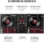 Numark Mixtrack Platinum FX Serato DJ Controller with Jog Wheel Displays, 4 Decks, Mixer, Effects Paddles and (Audio Interface) - Image 3
