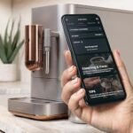 Café Affetto Automatic Espresso Machine + Milk Frother | Built-In & Adjustable Espresso Bean Grinder | One-Touch Brew in 90 Seconds | Steel Silver, 1.2 Liter, (C7CEBBS2RS3) - Image 5