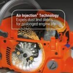 Husqvarna 460 Rancher Gas Powered Chainsaw, 60.3-cc 3.6-HP, 2-Cycle X-Torq Engine, 24 Inch Chainsaw with Automatic Adjustable Oil Pump, For Wood Cutting, Tree Trimming and Land Clearing - Image 5