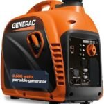 Generac 8251 GP2500i 2,500-Watt Gas Powered Portable Inverter Generator – Compact and Lightweight Design – Produces Clean, Stable Power – COsense Technology – CARB Compliant – Orange/Black