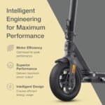Electric Scooter – VX2 PRO Swiss Engineered Electric Scooters for Adults – 1300W Peak Power 22, 28, 37-Mile Ranges, IPX6 Water Resistant Fast Electric Scooter – 24 Months Support - Image 6