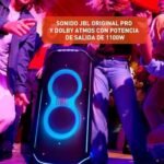 JBL Partybox Ultimate – Multi Purpose Party Speaker, with Wi-fi & Bluetooth Connectivity, Wireless, Lightshow, IPx4 Slashproof, Dual Mic & Guitar Inputs, Handle & Sturdy Wheels, Black - Image 5