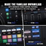 Rane PERFORMER 4-Channel Motorized DJ Controller, 7″ Platters with Displays, Precision Feel Faders, Stem Split, Advanced FX, Serato DJ Pro Included - Image 6