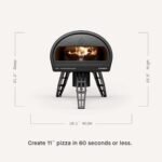 Gozney Roccbox Outdoor Pizza Oven, Black, Portable, Gas & Wood Fired, Restaurant-Grade - Image 2
