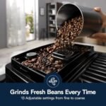 De’Longhi Magnifica Start Automatic Espresso Machine with Manual Milk Frother & Built in Grinder – 3 One-Touch Recipes, Easy-to-Clean, Home Barista Coffee Maker for Lattes, Cappuccino, Iced Coffee - Image 5