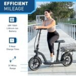 Hiboy MAX Pro Electric Scooter, 46.6 Mi Long Range, 22 MPH Power by 650W MAX Motor, 11” Pneumatic Tires, Split Hub Design, Dual Suspension, 265lbs MAX Load, Commuting Electric Scooter for Adults - Image 2