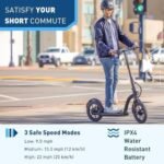 Hiboy MAX Pro Electric Scooter, 46.6 Mi Long Range, 22 MPH Power by 650W MAX Motor, 11” Pneumatic Tires, Split Hub Design, Dual Suspension, 265lbs MAX Load, Commuting Electric Scooter for Adults - Image 5