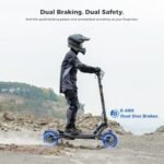 Ausom L2 Max 2000W Dual Motor Electric Scooter for Adults, 56 Miles Max Range Folding Off Road E Scooter, 31 Mph Top Speed,48V 20.8Ah Battery, E-ABS and Dual Disc Brakes, All-Round Lighting System - Image 5