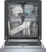 Bosch SHE41CM5N 300 Series 24″ Dishwasher 48 db – Recessed Handle, Stainless Steel - Image 6