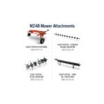 Husqvarna MZ48 Zero-Turn Mower 23 HP Kawasaki 48” Clear Cut ZT3100 (M-ZT Seat) - Image 2