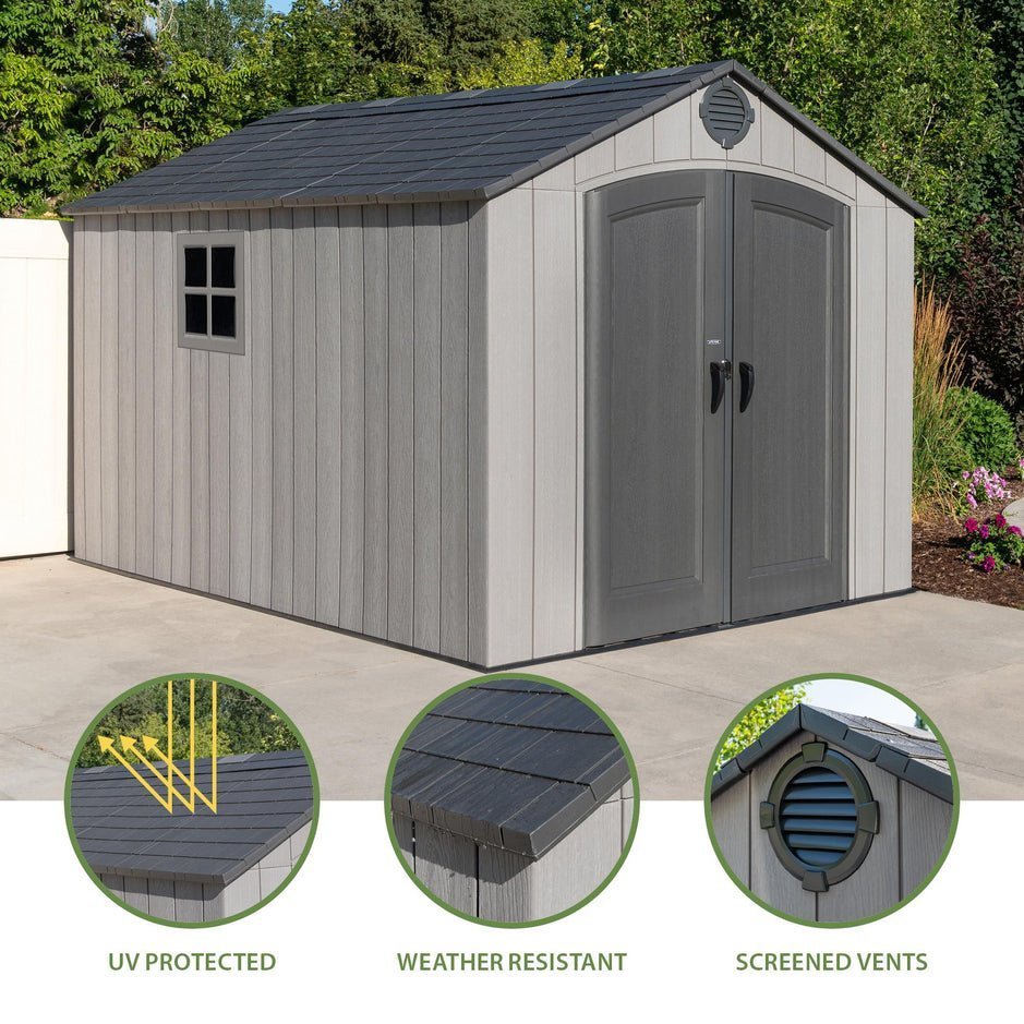 Lifetime 8 Ft. X 12.5 Ft. Outdoor Storage Shed – 60305 - Image 12