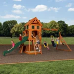 Backyard Discovery Atlantis Wooden Swing Set - Image 2