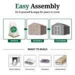 Little Cottage Co Value Gable Wood Shed Kit - Image 7