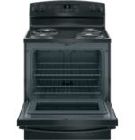 GE 30″ Freestanding Electric Range JB256DMBB - Image 5