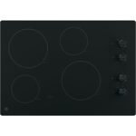 GE 30″ Built-In Knob Control Electric Cooktop JP3030DWBB